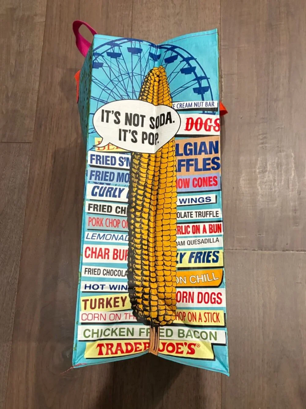 NWT Trader Joe's State Grocery Bag Collectible Regional Rare Design -Minnesota